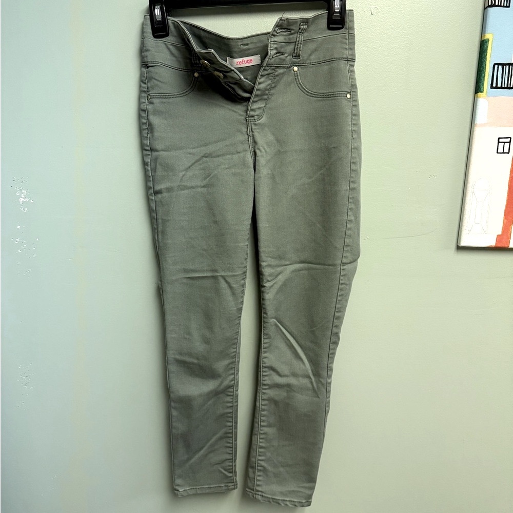 Refuge Olive Green Jeans